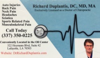 Dr. Richard J Duplantis, DC, MD, MA